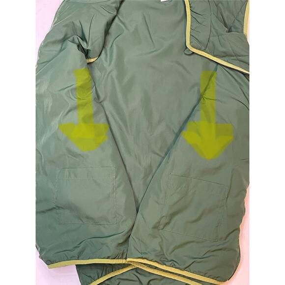 Coldwater Creek Green Quilted Zip Vest Women’s XL EUC Slash & Interior Pockets - Picture 10 of 10